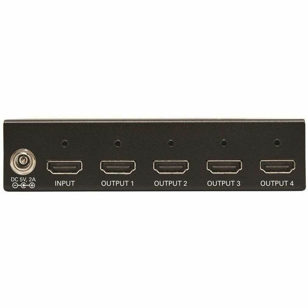 Eaton Tripp Lite Series 4-Port HDMI Splitter - 4K @ 60 Hz, 4:4:4, Multi-Resolution Support, HDR, HDCP 2.2, TAA