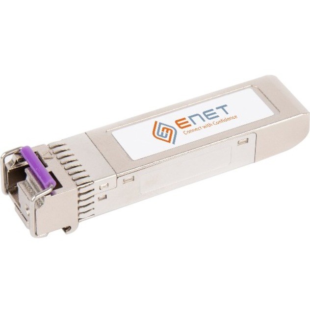 ENET HP/Aruba Compatible J4859D-BX20D Functionally Identical 1000BASE-BX SFP 1490nm TX/1310nm RX 20km DOM SMF Simplex LC - Programmed, Tested, and Supported in the USA, Lifetime Warranty