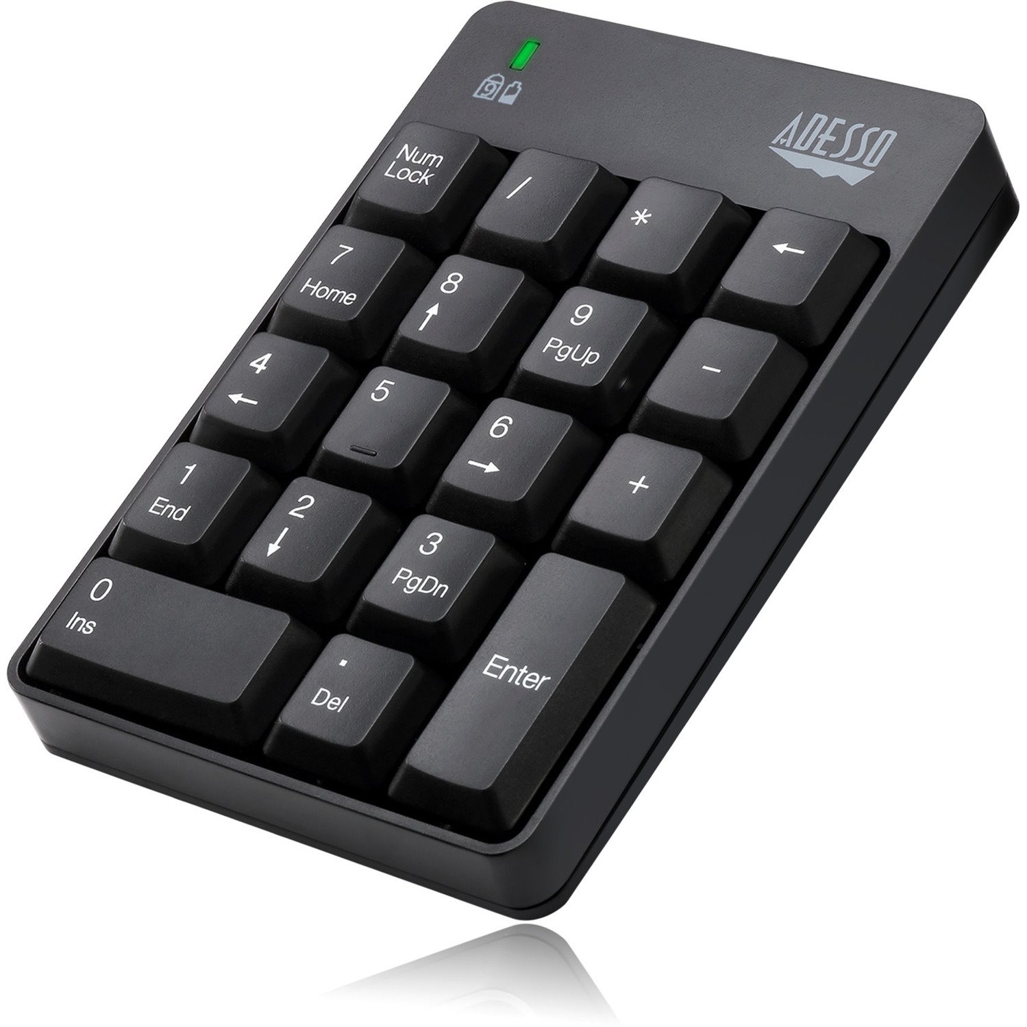 Adesso Wireless Spill Resistant 18-Key Numeric Keypad