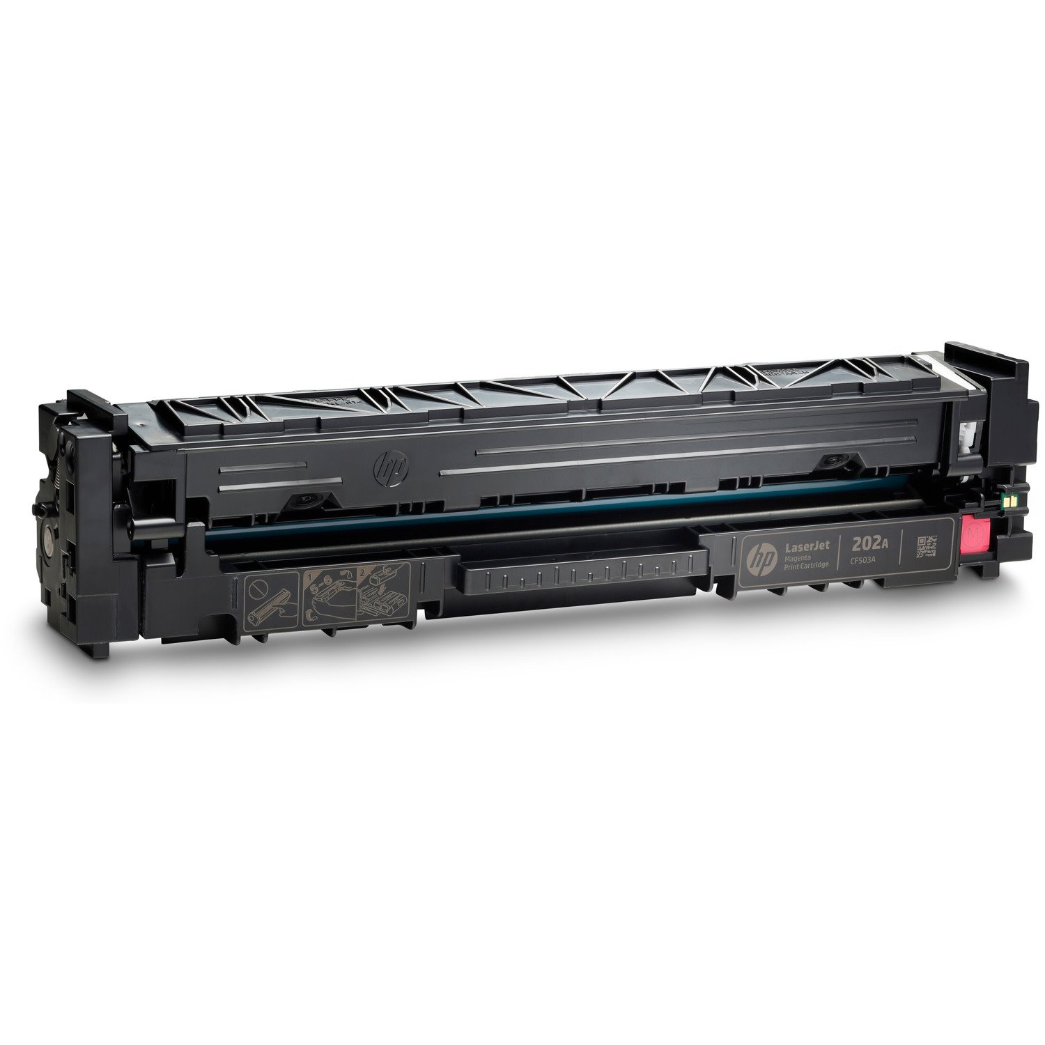 HP 202A (CF503A) Original Standard Yield Laser Toner Cartridge - Magenta - 1 Each