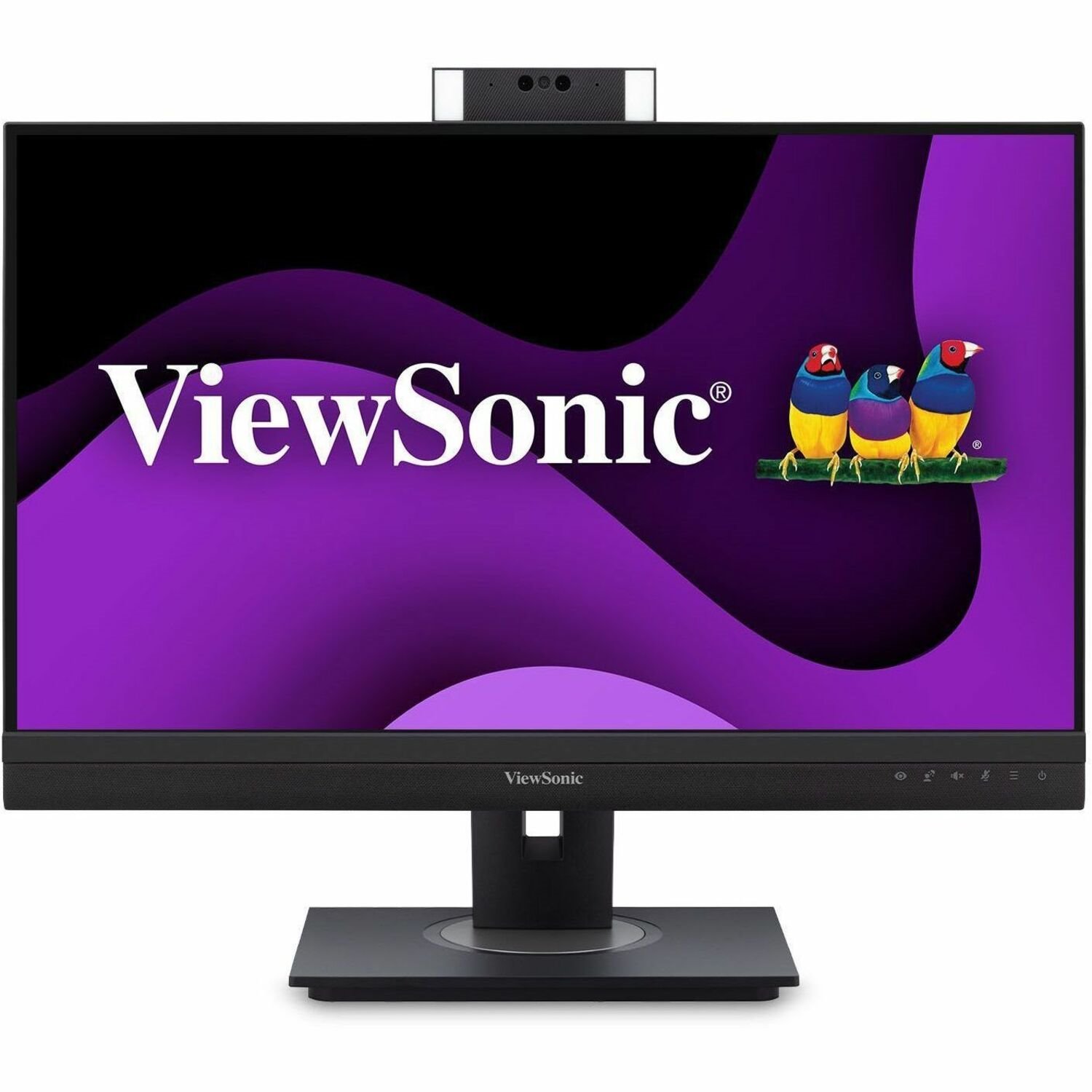 ViewSonic VG2757V-2K 27 Inch 1440p Video Conference Docking Monitor with Windows Hello Compatible IR Webcam, Advanced Ergonomics, and 90W USB C for Home and Office