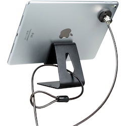 CTA Digital Tablet Desktop Security Kit with Display Stand and Theft-Deterrent Cable