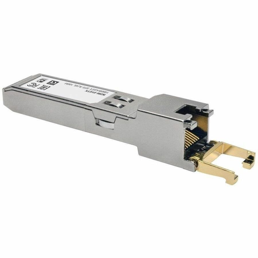 Eaton Tripp Lite Series Cisco-Compatible GLC-T SFP Mini Transceiver, 1000Base-TX Copper RJ45, Cat5e, Cat6, 328.08 ft. (100 m)