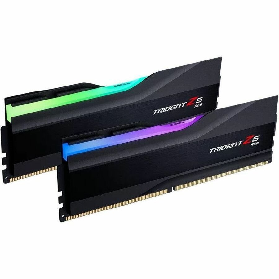 G.SKILL Trident Z5 RGB F5-7200J3646F24GX2-TZ5RK RAM Module for Desktop PC, Motherboard - 48 GB (2 x 24GB) - DDR5-7200/PC5-57600 DDR5 SDRAM - 7200 MHz - CL32 - 1.35 V