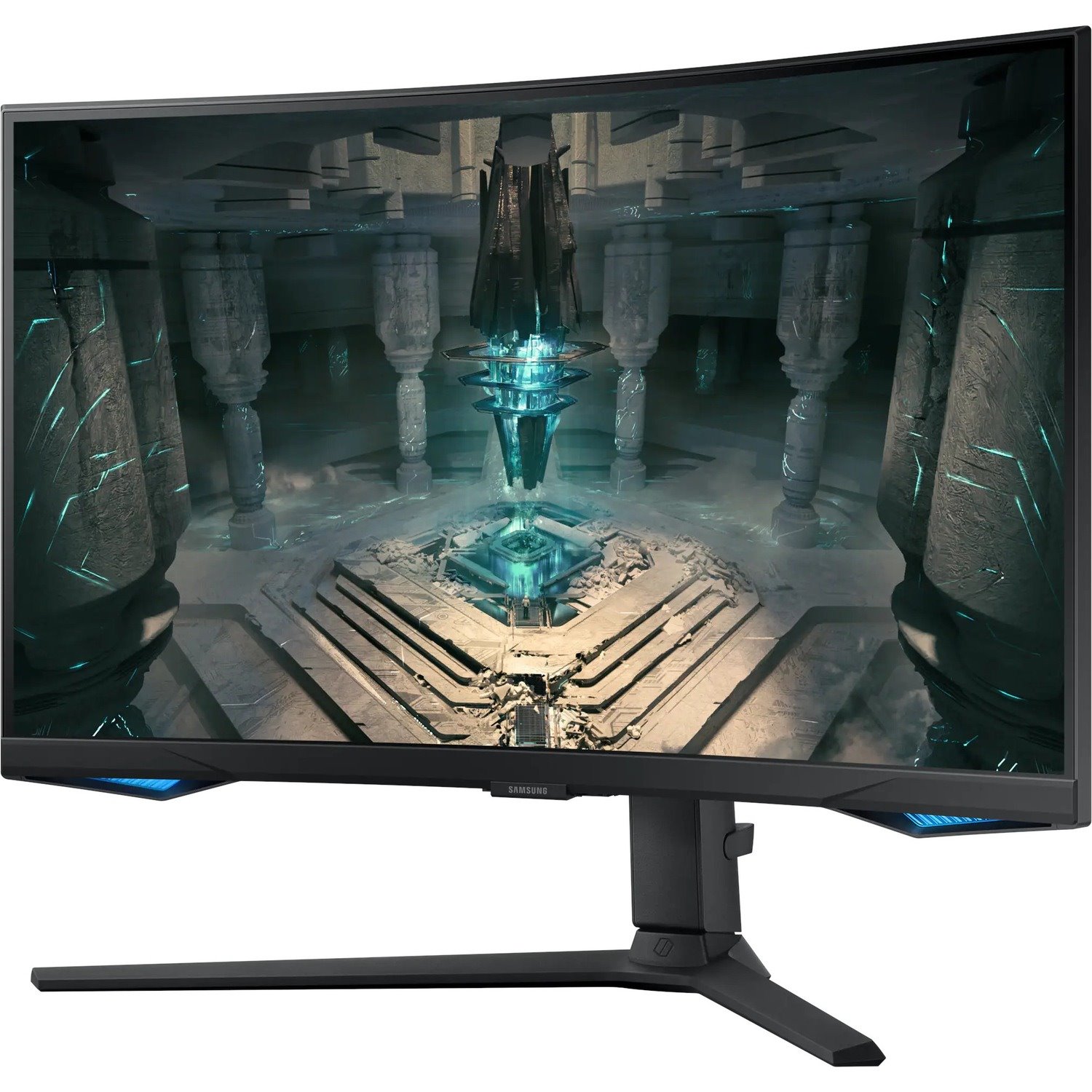 Samsung Odyssey G6 S27BG650EU 27" Class WQHD Curved Screen Smart Gaming LCD Monitor - 16:9 - Black