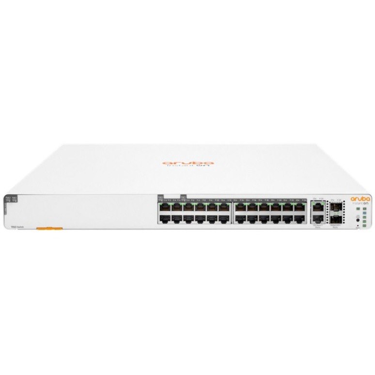 HPE Instant On 1960 24 Ports Manageable Ethernet Switch - 10 Gigabit Ethernet, Gigabit Ethernet - 10GBase-T, 10GBase-X, 10/100/1000Base-T