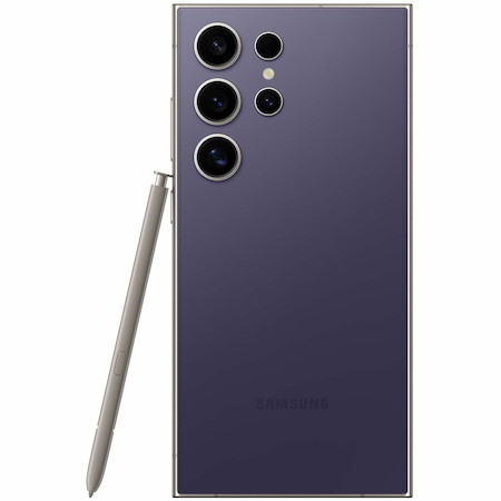Samsung Galaxy S24 Ultra SM-S928B 512 GB Smartphone - 6.8" Dynamic AMOLED 2X QHD+ 3120 x 1440 - Octa-core (Cortex X4Single-core (1 Core) 3.39 GHz + Cortex A720 Triple-core (3 Core) 3.10 GHz + Cortex A720 Dual-core (2 Core) 2.90 GHz) - 12 GB RAM - Android 14 - 5G - Titanium Violet