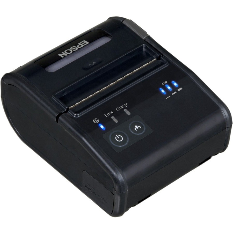 Epson Mobilink P80 Plus Desktop Direct Thermal Printer - Monochrome - Receipt Print - Bluetooth - Near Field Communication (NFC) - Battery Included - 3.94 in/s Mono - 203 dpi