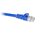 ENET Cat5e Blue 18 Foot Patch Cable with Snagless Molded Boot (UTP) High-Quality Network Patch Cable RJ45 to RJ45 - 18Ft