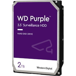 WD Purple WD20PURZ 2 TB Hard Drive - 3.5" Internal - SATA (SATA/600) - Conventional Magnetic Recording (CMR) Method