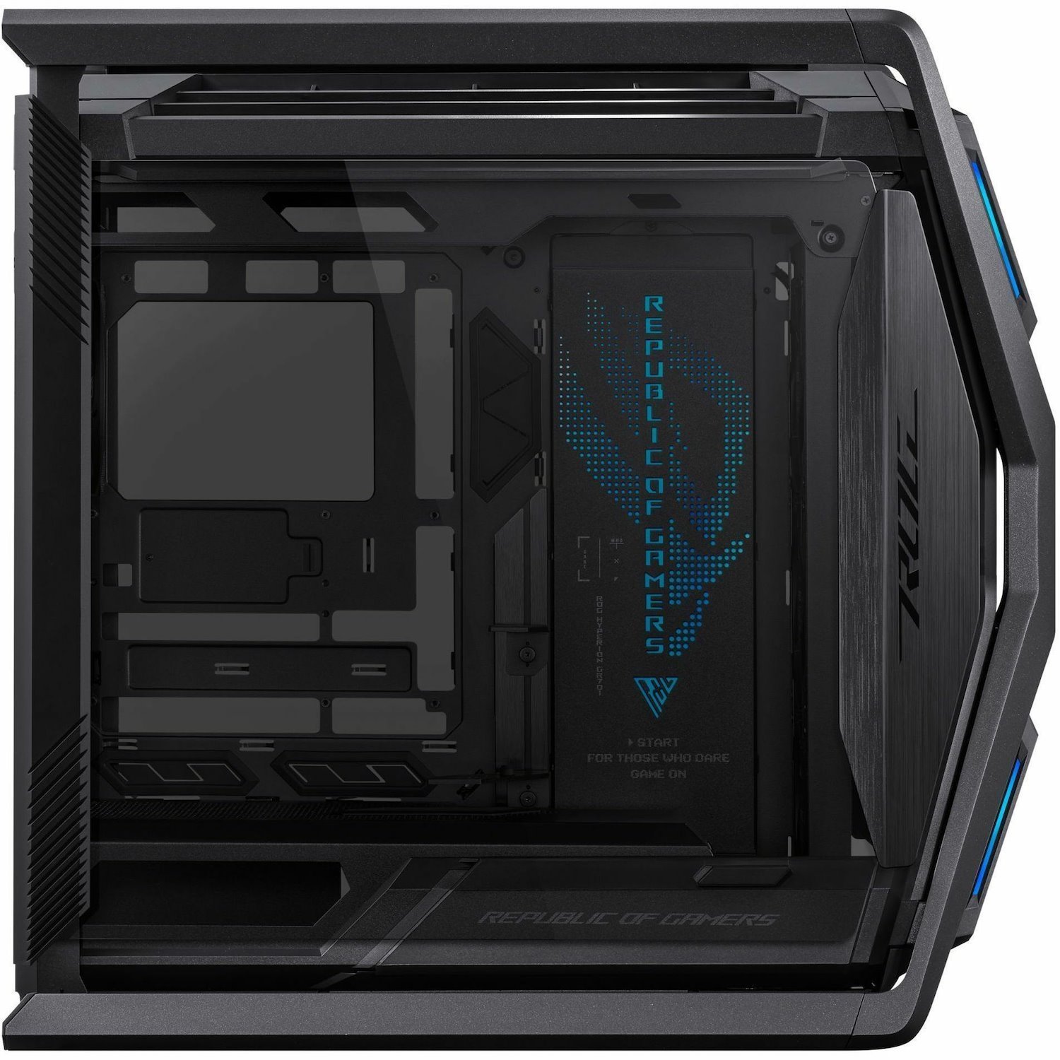 Asus ROG Hyperion Gaming Computer Case - EATX, ATX Motherboard Supported - Metal, Aluminium - Black