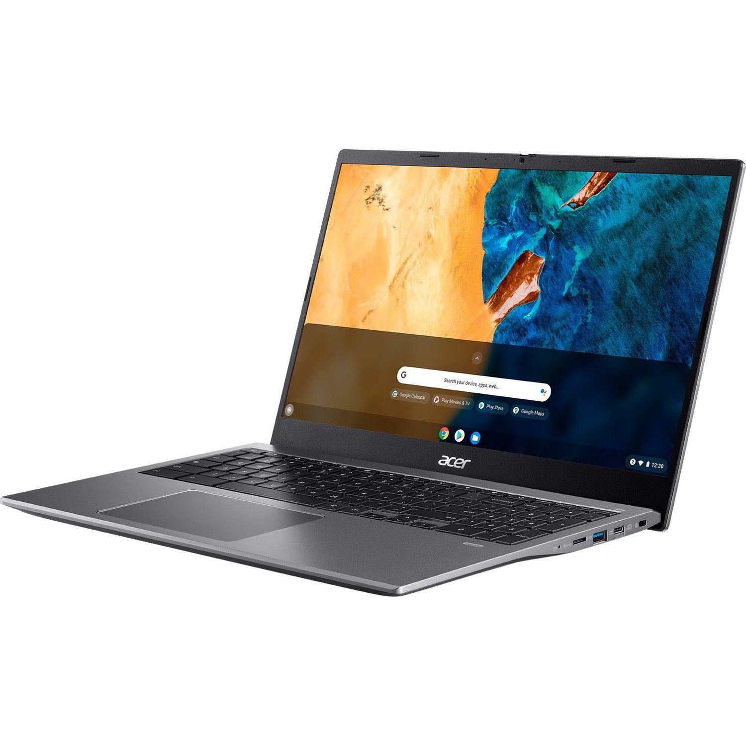 Acer Chromebook 515 CB515-1WT CB515-1WT-33PW 15.6" Touchscreen Chromebook - Full HD - Intel Core i3 11th Gen i3-1115G4 - 8 GB - 128 GB SSD - English (US) Keyboard