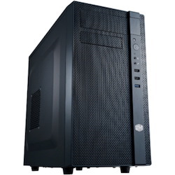 Cooler Master N200 Computer Case - Micro ATX, Mini ITX Motherboard Supported - Mini-tower - Steel, Plastic - Midnight Black
