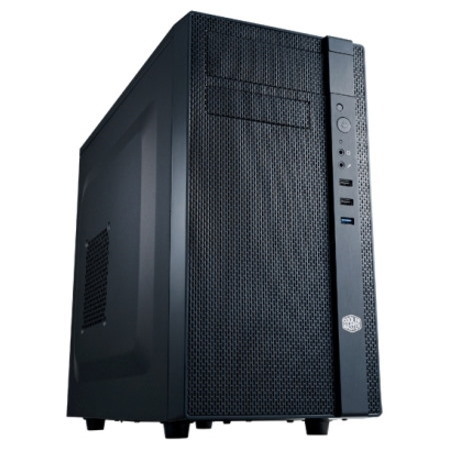 Cooler Master NSE-200-KKN1 Computer Case - Micro ATX, Mini ITX Motherboard Supported - Mini-tower - Steel, Plastic, Metal Mesh - Midnight Black
