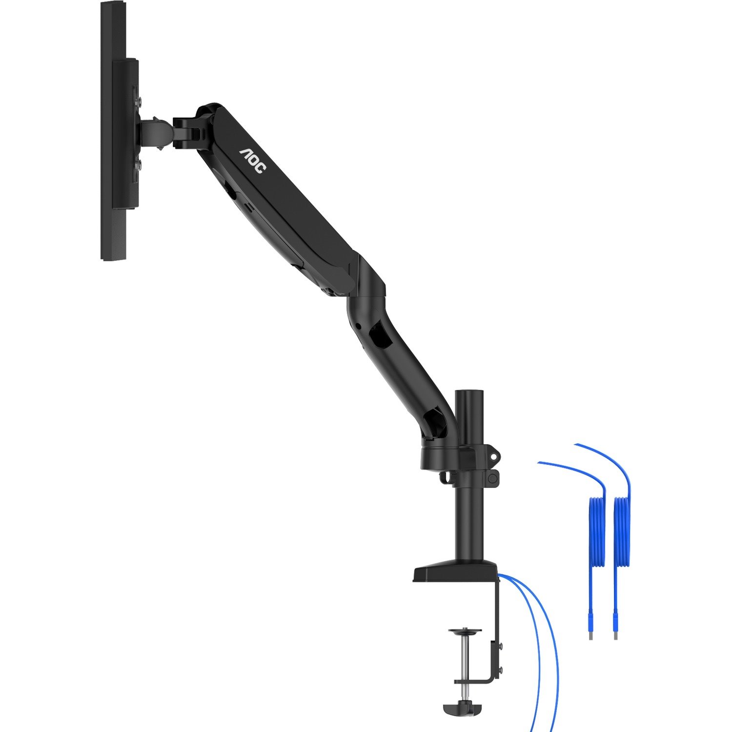 AOC Mounting Arm for Monitor, Display - Black