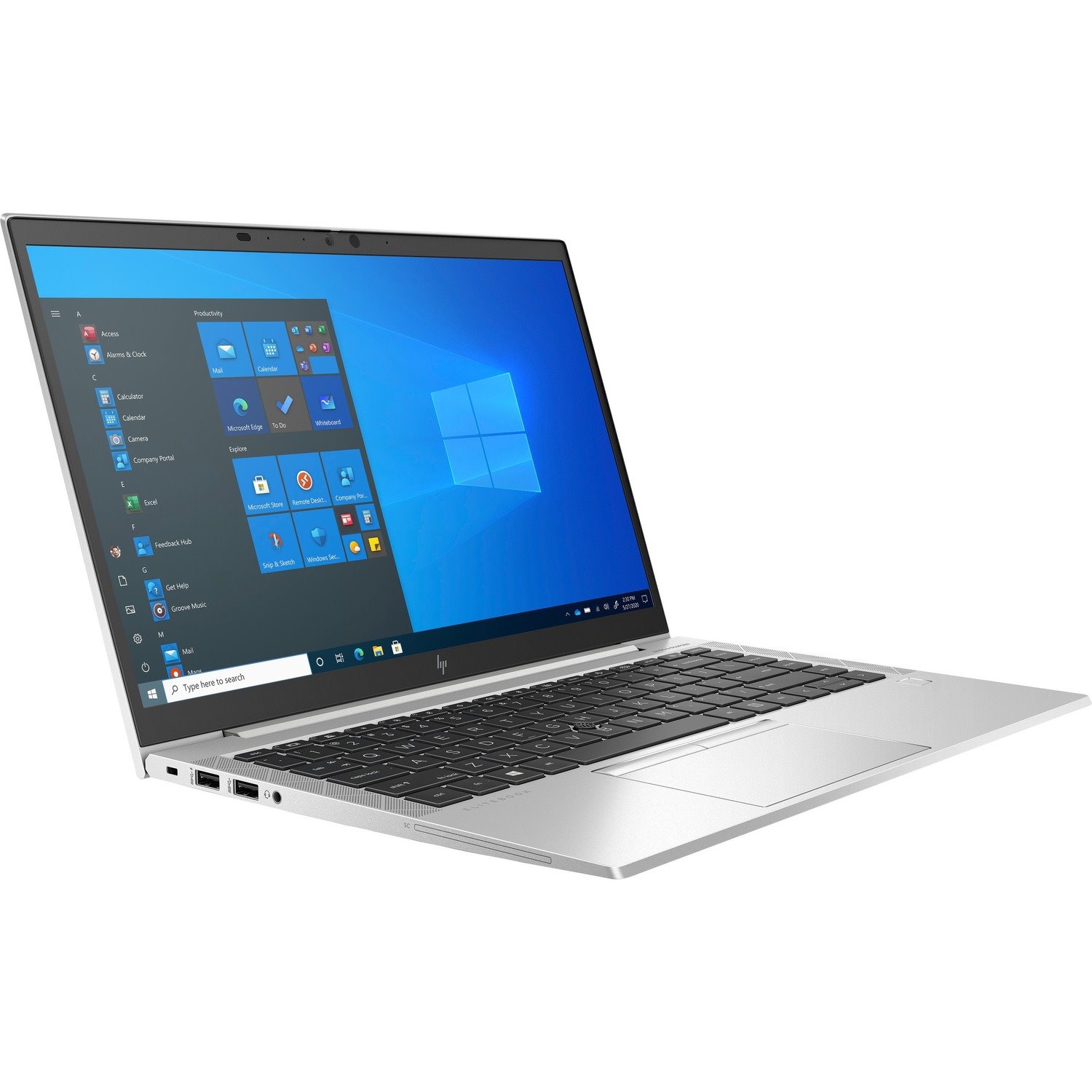 HP EliteBook 845 G8 14" Touchscreen Notebook - Full HD - 1920 x 1080 - AMD Ryzen 7 PRO 5850U Octa-core (8 Core) 1.90 GHz - 16 GB Total RAM - 512 GB SSD