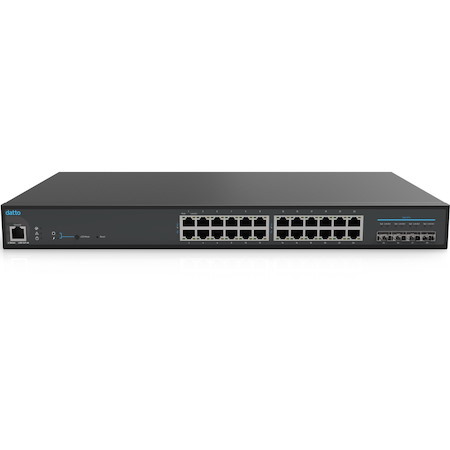 Datto DSW100 DSW100-24P-4X 24 Ports Manageable Ethernet Switch - Gigabit Ethernet - 1000Base-T