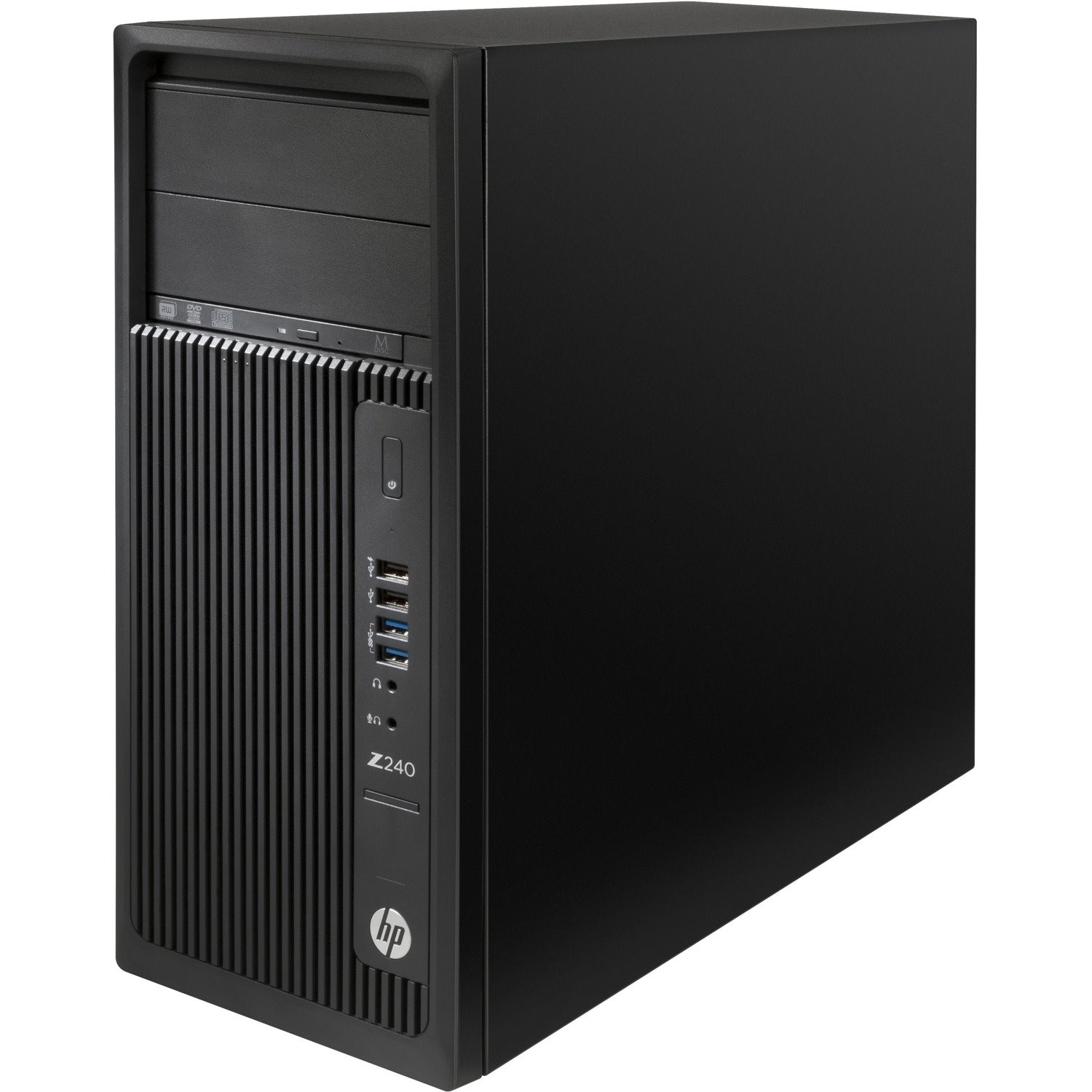 HP Z240 Workstation - 1 x Intel Xeon E3-1245 v5 - 16 GB - 256 GB SSD - Tower - Black