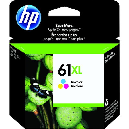 HP 61XL Original Inkjet Ink Cartridge - Cyan, Magenta, Yellow Pack
