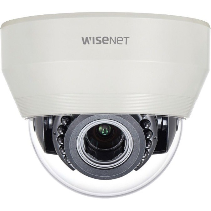 Wisenet HCD-6070R 2 Megapixel Indoor/Outdoor Full HD Surveillance Camera - Color - Dome - Ivory