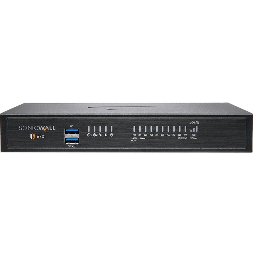 SonicWall TZ670 Network Security/Firewall Appliance