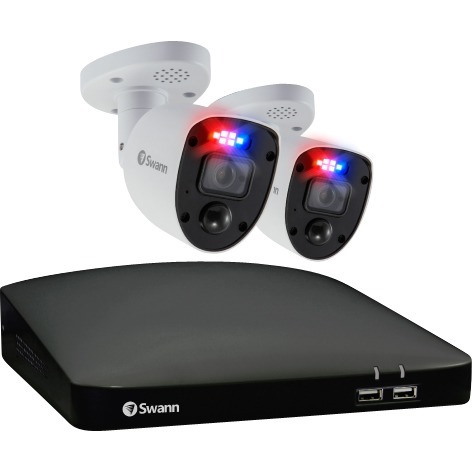 Swann Enforcer SWDVK-456802RL 4 Channel Night Vision Wired Video Surveillance System 1 TB HDD