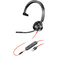 Plantronics Blackwire BW3310-M USB-A Wired Over-the-head Mono Headset