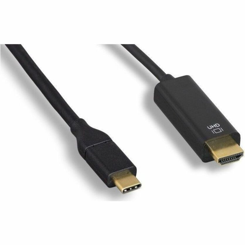 Axiom USB-C Male to HDMI Male Adapter Cable - Black - 3ft