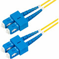 StarTech.com 30m (98.4ft) SC to SC (UPC) OS2 Single Mode Duplex Fiber Optic Cable, 9/125&micro;m, 40G/100G, LSZH Fiber Patch Cord