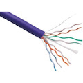 Axiom CAT6 23AWG 4-Pair Solid 550MHz Plenum Bulk Cable Spool 1000FT (Purple)