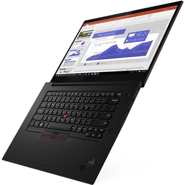 Lenovo ThinkPad X1 Extreme Gen 3 20TK0012US 15.6" Touchscreen Notebook - 4K UHD - 3840 x 2160 - Intel Core i7 10th Gen i7-10850H Hexa-core (6 Core) 2.70 GHz - 32 GB Total RAM - 1 TB SSD - Midnight Black