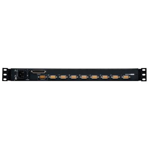 Tripp Lite by Eaton NetDirector 8-Port 1U Rack-Mount Console KVM Switch with 19-in. LCD + 8 PS2/USB Combo Cables