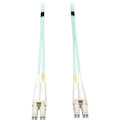 Eaton Tripp Lite Series 10Gb Duplex Multimode 50/125 OM3 LSZH Fiber Patch Cable, (LC/LC) - Aqua, 25M (82 ft.)