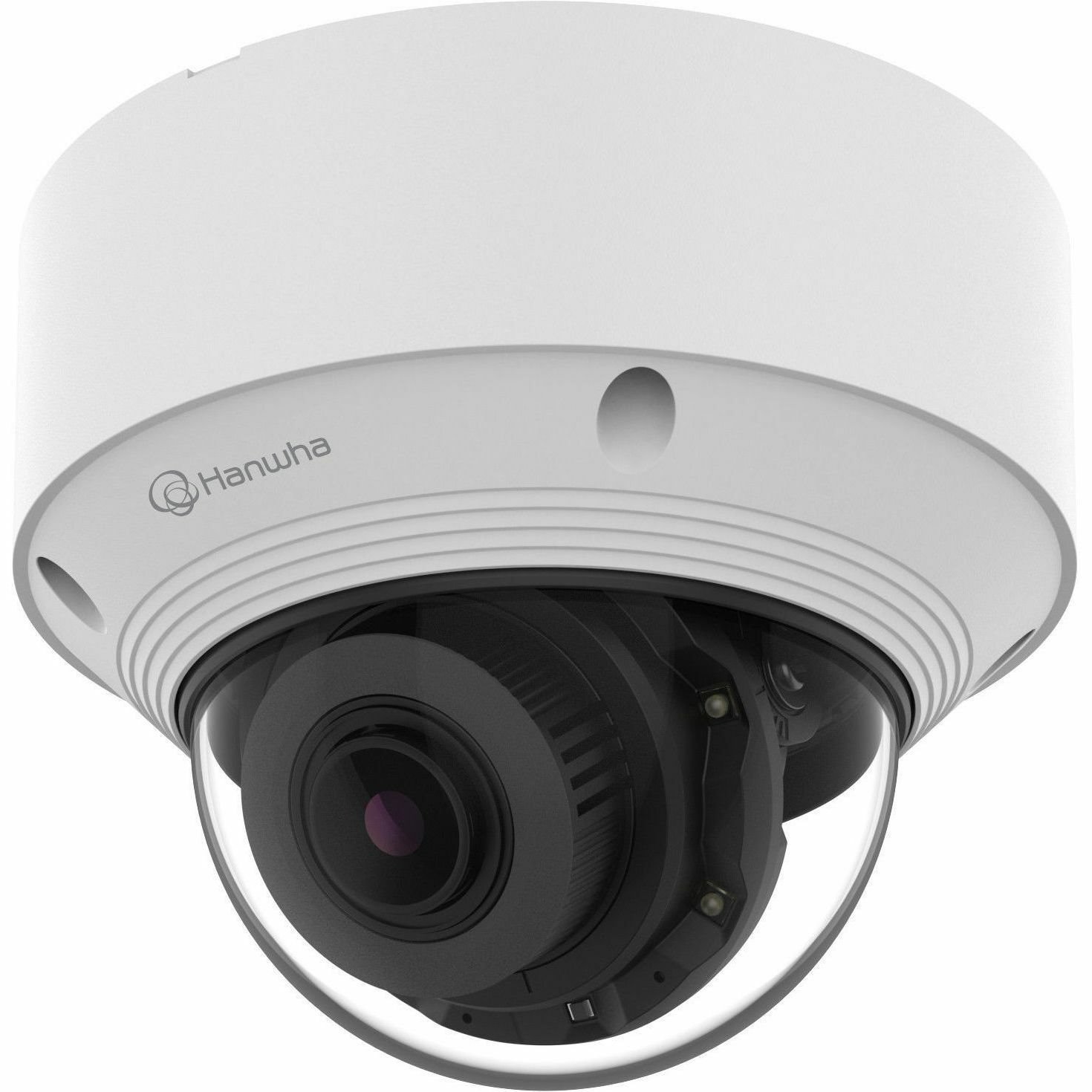 Hanwha QNV-C8083R 5 Megapixel Outdoor Network Camera - Color - Dome - White