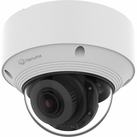 Hanwha QNV-C8083R 5 Megapixel Outdoor Network Camera - Color - Dome - White