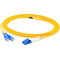 AddOn 65m LC (Male) to SC (Male) Yellow OS2 Duplex Fiber OFNR (Riser-Rated) Patch Cable