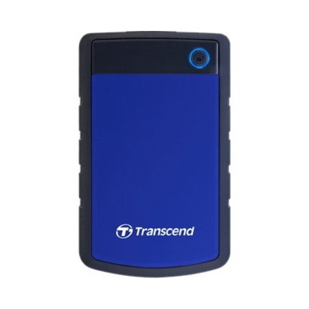 Transcend StoreJet 25H3 4 TB Portable Hard Drive - 2.5" External - SATA - Navy Blue