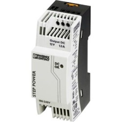 Perle STEP-PS/1AC/12DC/1.5 Single-Phase DIN Rail Power Supply