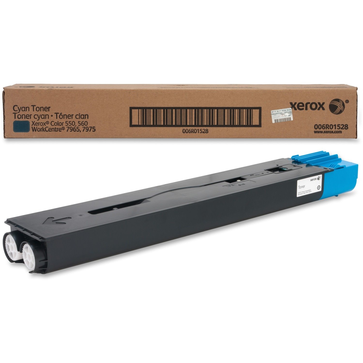 Xerox Original Laser Toner Cartridge - Cyan - 1 / Carton