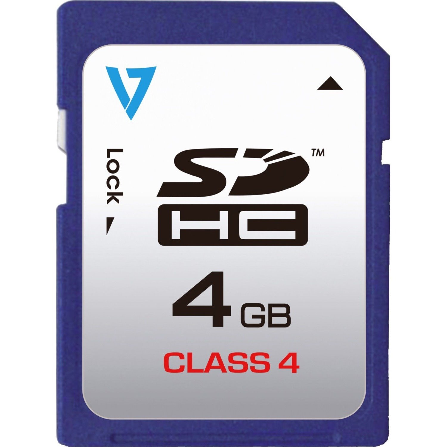 V7 VASDH4GCL4R-2E 4 GB Class 4 SDHC