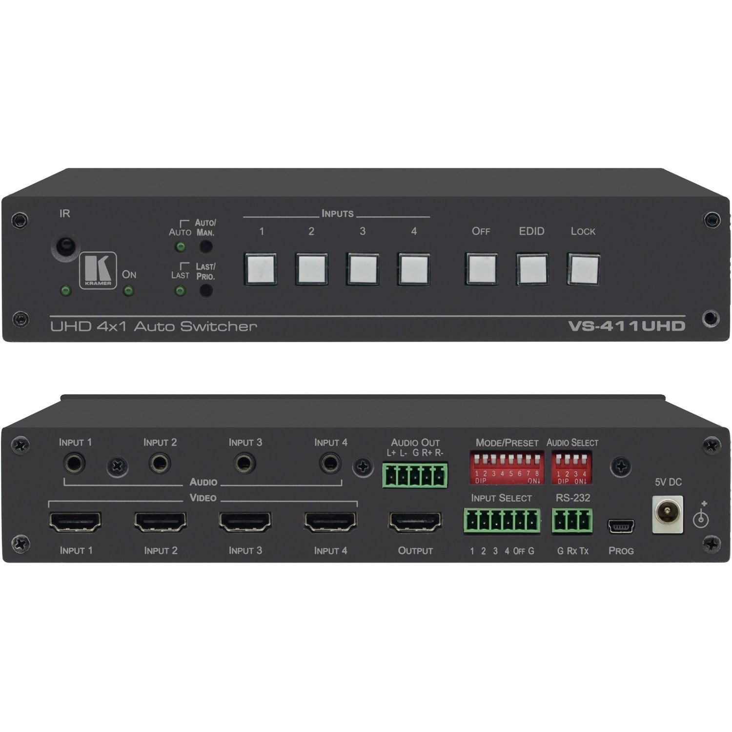 Kramer VS-411UHD Audio/Video Switchbox - Cable