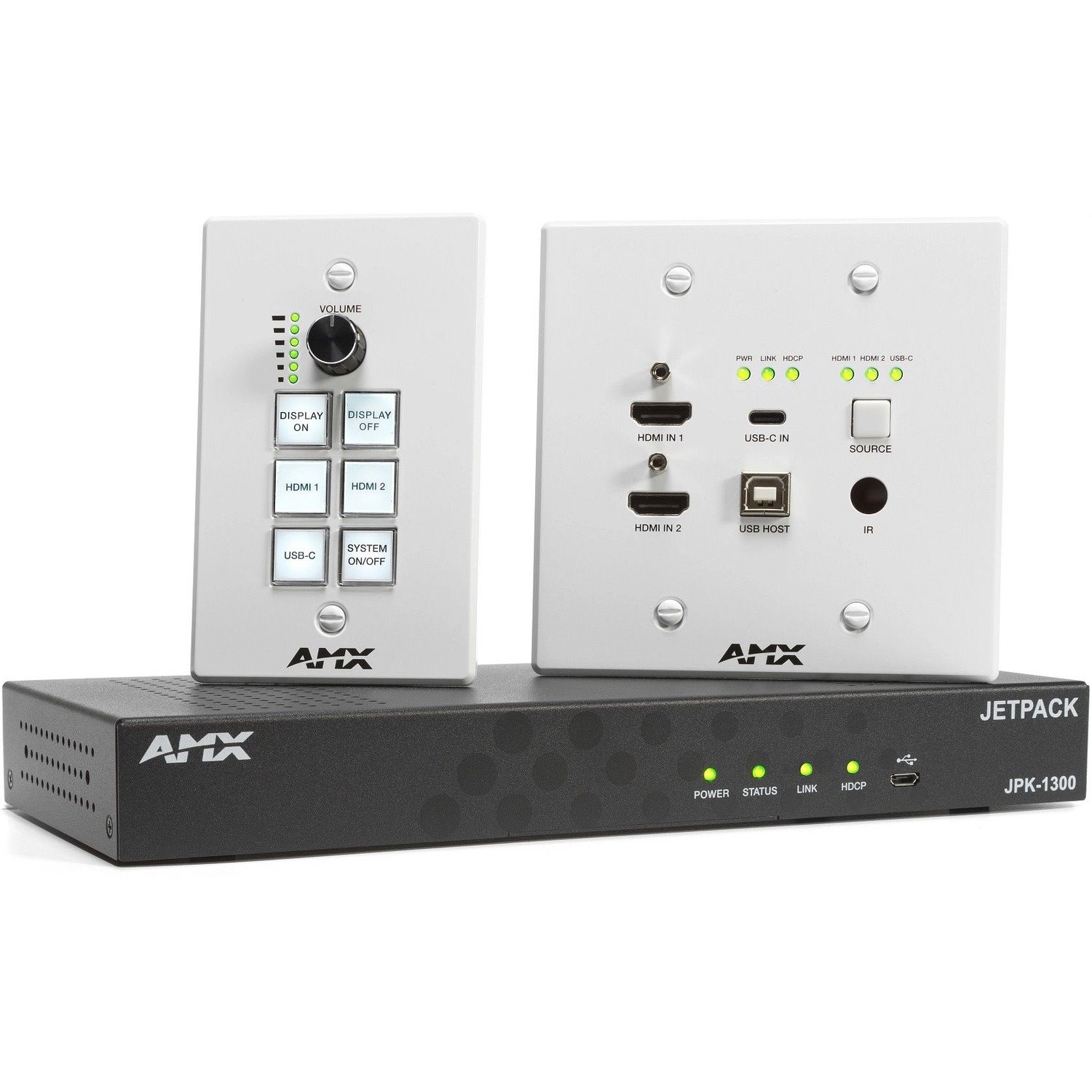 AMX Jetpack 3x1 Switching, Transport, and Control Solution