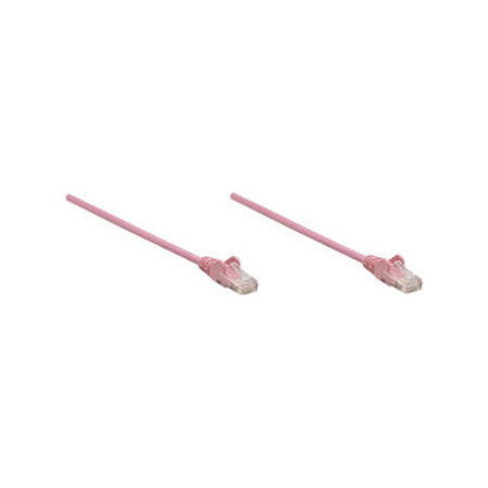 Intellinet Network Solutions Cat6 UTP Network Patch Cable, 14 ft (5.0 m), Pink