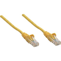Intellinet Network Solutions Cat5e UTP Network Patch Cable, 14 ft (5.0 m), Yellow