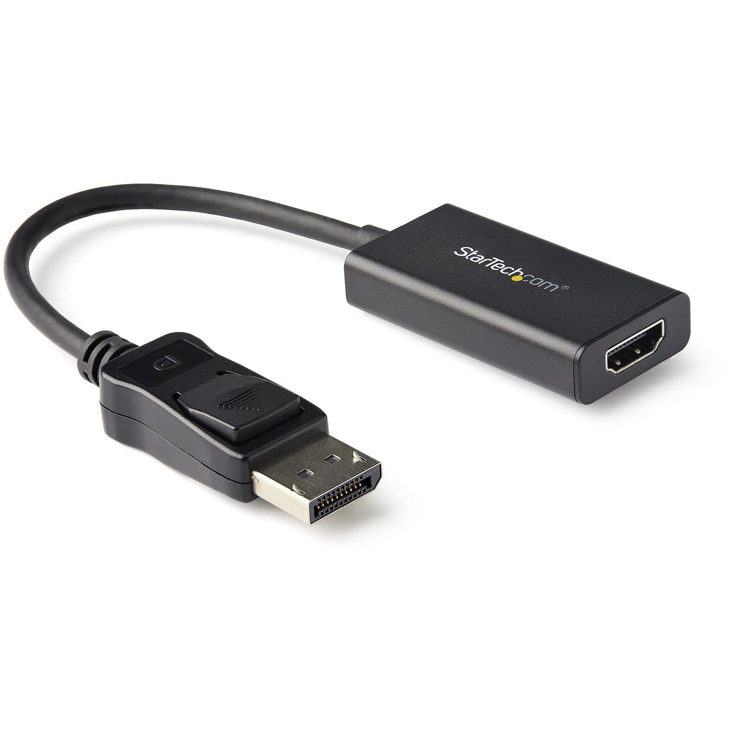 StarTech.com DisplayPort to HDMI Adapter, 4K 60Hz HDR10 Active DisplayPort 1.4 to HDMI 2.0b Converter, Latching DP Connector, DP to HDMI