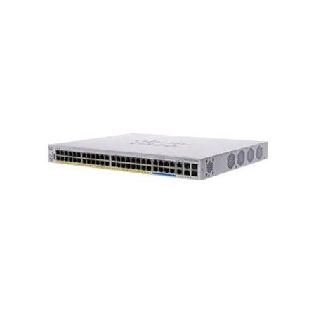 Cisco Business 350 CBS350-48NGP-4X 50 Ports Manageable Ethernet Switch - 5 Gigabit Ethernet, 10 Gigabit Ethernet, Gigabit Ethernet - 5GBase-T, 10GBase-T, 10GBase-X, 10/100/1000Base-T