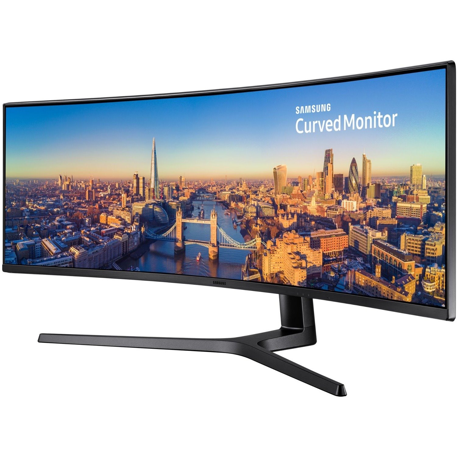 Samsung C49J890DKE 124.2 cm (48.9") Curved Screen LCD Monitor - 32:9 - Charcoal Black Hairline