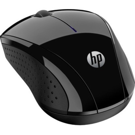 HP 220 Mouse - USB Type A - Blue LED - 3 Button(s) - Black
