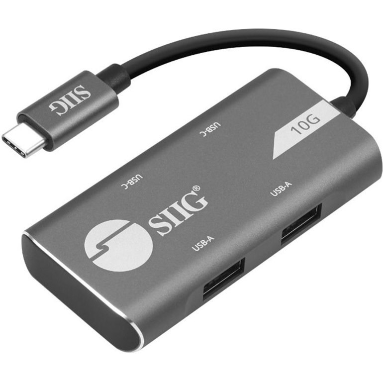 SIIG 4-Port USB 3.1 Gen 2 10G Hub - 2A2C