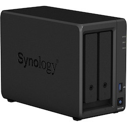 Synology DiskStation DS720+ 2 x Total Bays SAN/NAS Storage System - Intel Celeron J4125 Quad-core (4 Core) 2 GHz - 2 GB RAM - DDR4 SDRAM Desktop